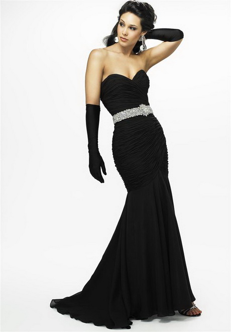 vestidos-de-noche-color-negro-73 Вечерни рокли в черно