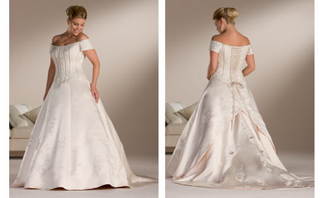 vestidos-de-novia-con-corset-para-gorditas-89-5 Сватбени рокли с корсет за Пълнички