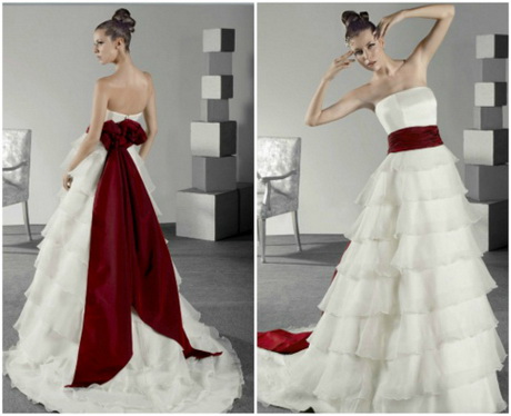 vestidos-de-novia-con-detalles-rojos-12-3 Сватбени рокли с червени детайли