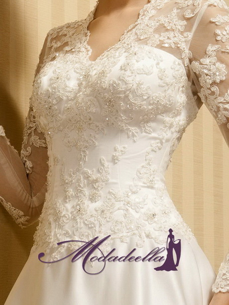 vestidos-de-novia-con-mangas-de-encaje-54-4 Сватбени рокли с дантелени ръкави