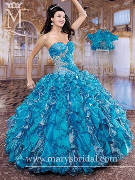 vestidos-de-quince-aos-azul-turquesa-33 Тюркоазено-сини петнадесетгодишни рокли