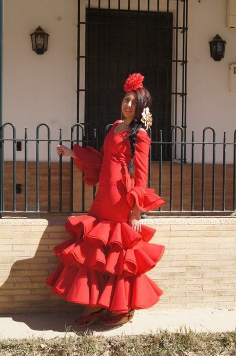 vestidos-flamenca-rojos-66-14 Червени фламинго рокли