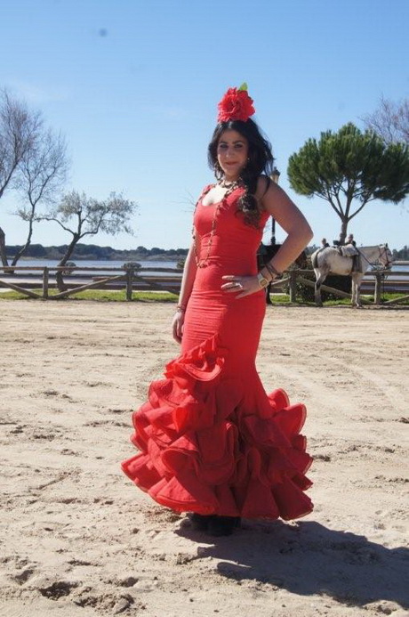 vestidos-flamenca-rojos-66-8 Червени фламинго рокли