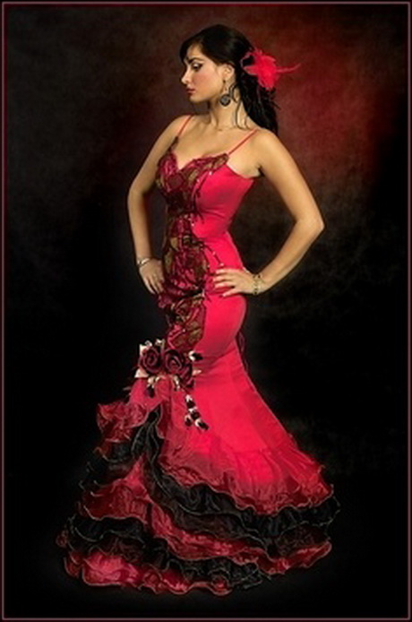 vestidos-flamenco-94-6 Фламинго рокли