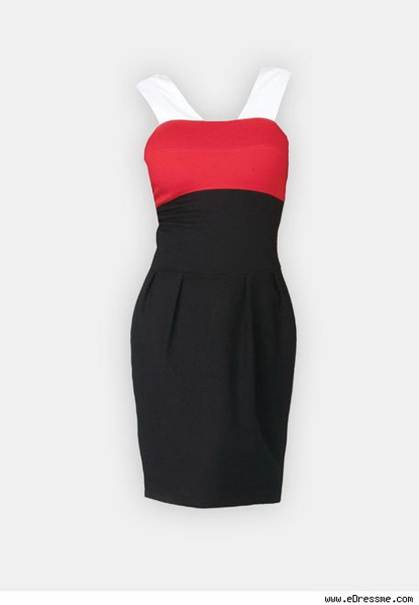 vestidos-negro-con-rojo-30-15 Черни рокли с червено