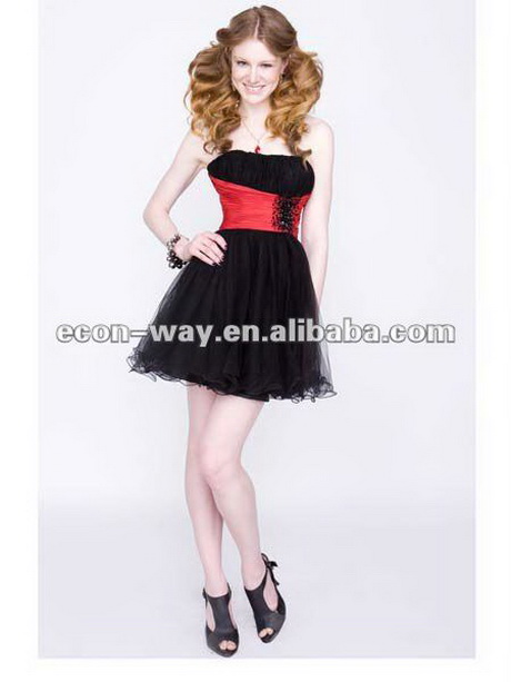 vestidos-negro-con-rojo-30-7 Черни рокли с червено