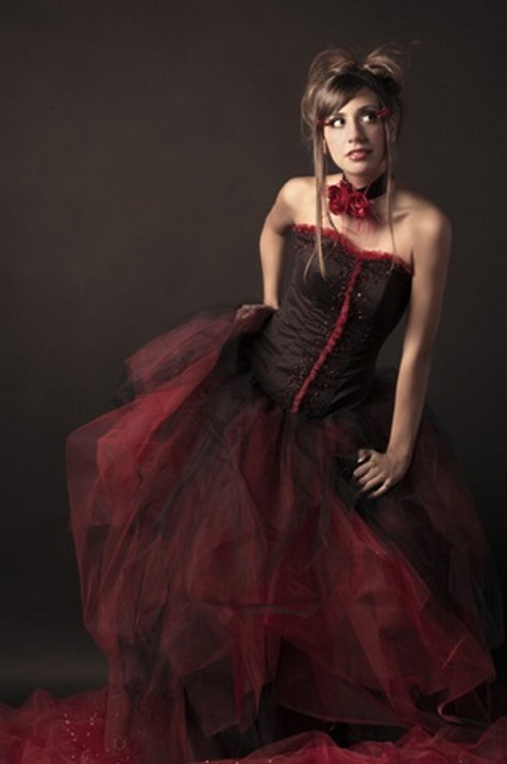 vestidos-negros-con-rojo-63-13 Черни рокли с червено