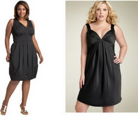 Черни рокли за дебели жени