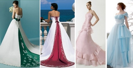 vestidos-novia-con-color-44-19 Сватбени рокли с цвят