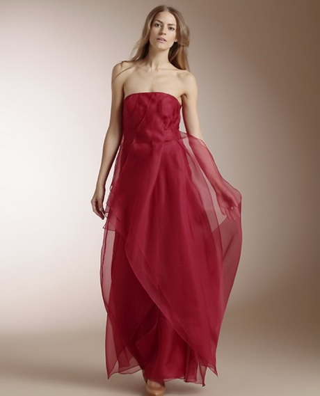 vestidos-rojo-vino-23-7 Винено-червени рокли