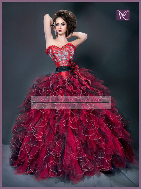 vestidos-rojos-de-15-aos-57-4 15-годишни червени рокли