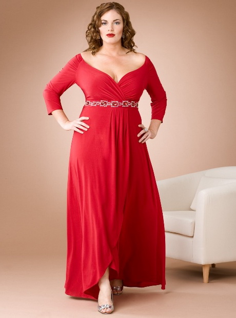 vestidos-rojos-de-noche-para-gorditas-85-11 Червени вечерни рокли за дебели жени