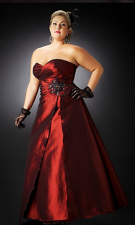 vestidos-rojos-de-noche-para-gorditas-85-12 Червени вечерни рокли за дебели жени