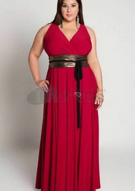vestidos-rojos-de-noche-para-gorditas-85-2 Червени вечерни рокли за дебели жени