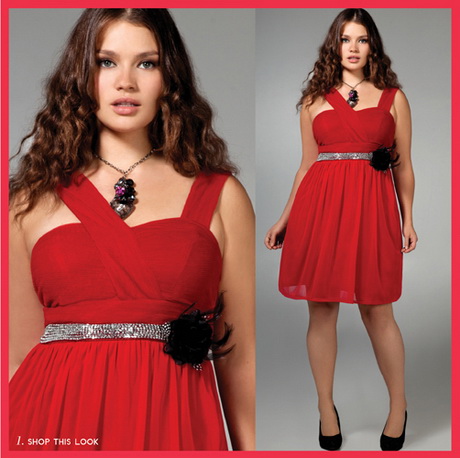 vestidos-rojos-de-noche-para-gorditas-85-6 Червени вечерни рокли за дебели жени