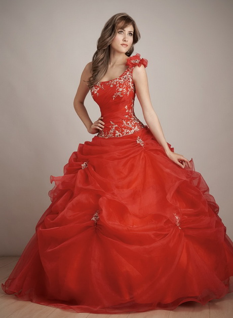 vestidos-rojos-para-15-aos-29 Червени рокли за 15 години