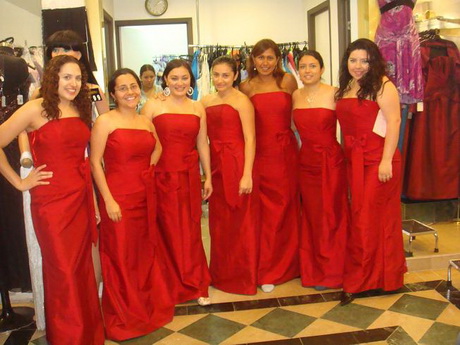 vestidos-rojos-para-damas-de-honor-35-8 Червени шаферски рокли