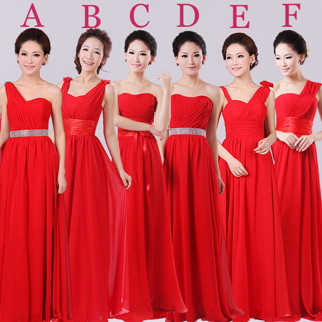 vestidos-rojos-para-damas-de-honor-35-9 Червени шаферски рокли