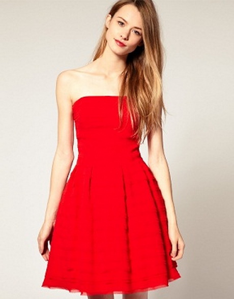 vestidos-rojos-sencillos-27-13 Прости червени рокли