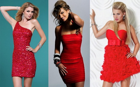 vestidos-rojos-sencillos-27-16 Прости червени рокли