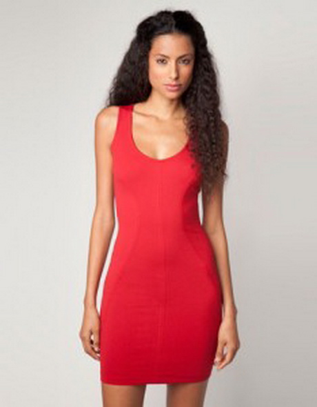 vestidos-rojos-sencillos-27-5 Прости червени рокли