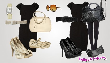 combinacion-vestido-negro-12 Комбинация от черна рокля
