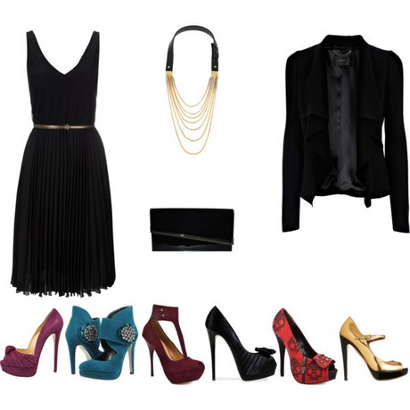 con-que-color-de-zapatos-combina-un-vestido-negro-72_17 С какъв цвят обувки съчетава черна рокля