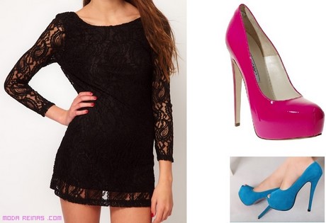 con-que-color-de-zapatos-combina-un-vestido-negro-72_9 С какъв цвят обувки съчетава черна рокля