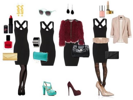con-que-combinar-un-vestido-negro-66_10 С какво да комбинирате черна рокля