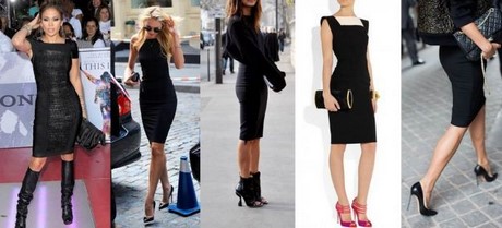 con-que-zapatos-combinar-un-vestido-negro-33_15 С какви обувки да комбинирате черна рокля