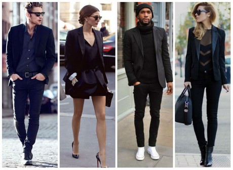 Мода черно