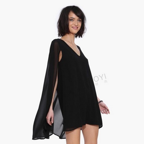 vestido-de-gasa-negro-17_10 Черна шифонна рокля