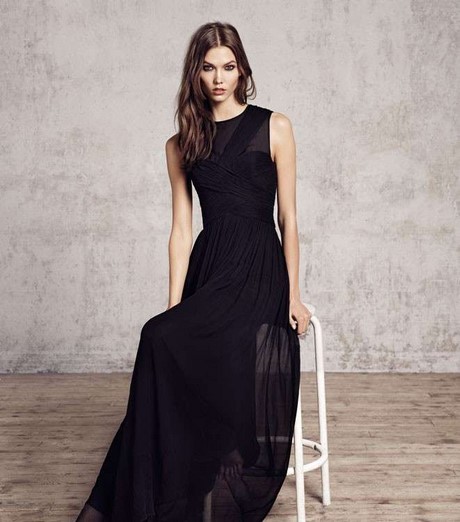 vestido-de-gasa-negro-17_11 Черна шифонна рокля
