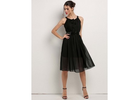 vestido-de-gasa-negro-17_12 Черна шифонна рокля