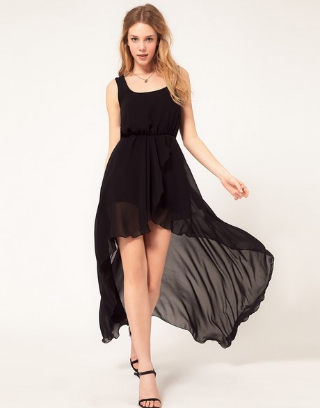 vestido-de-gasa-negro-17_17 Черна шифонна рокля