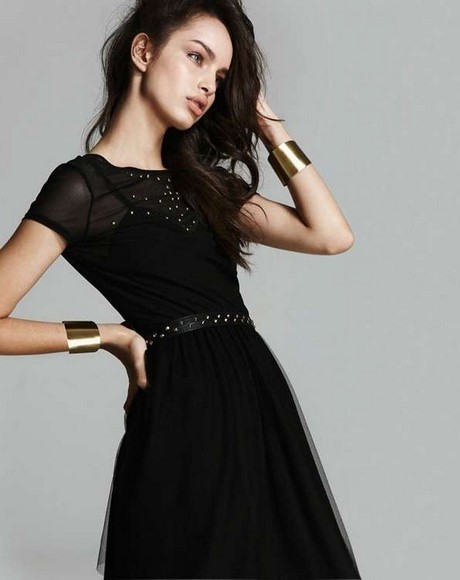 vestido-de-gasa-negro-17_19 Черна шифонна рокля