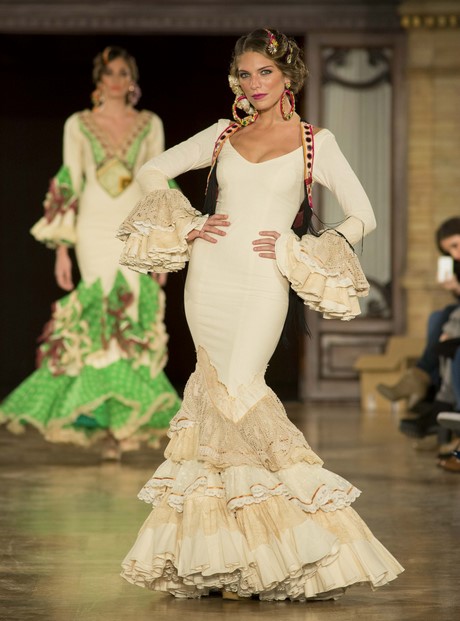 vestido-flamenca-blanco-71_13 Бяла рокля фламинго