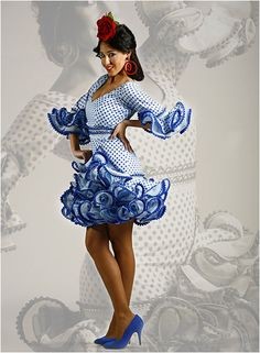 vestido-flamenca-corto-33 Къса фламандска рокля