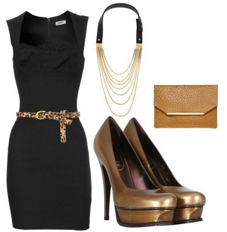 vestido-negro-combinaciones-70 Черна рокля комбинация