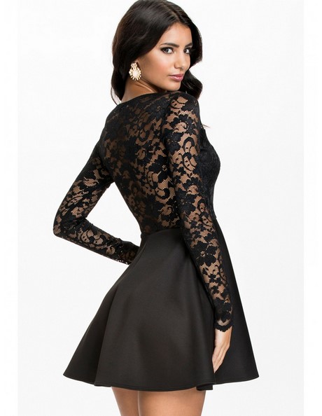 vestido-negro-con-mangas-45_4 Черна рокля с ръкави