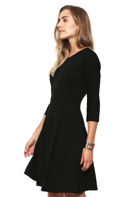 vestido-negro-con-una-manga-18 Черна рокля с един ръкав