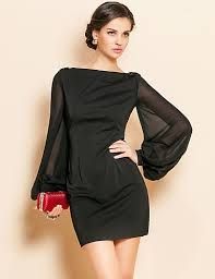 vestido-negro-corto-con-mangas-82_9 Къса черна рокля с ръкави