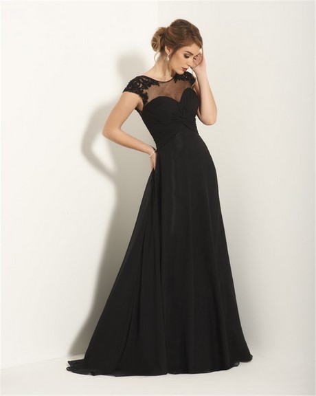 vestido-negro-de-gasa-42_9 Черна шифонна рокля