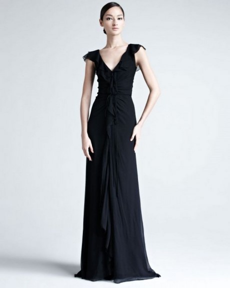 vestidos-largos-de-color-negro-76_18 Дълги черни рокли