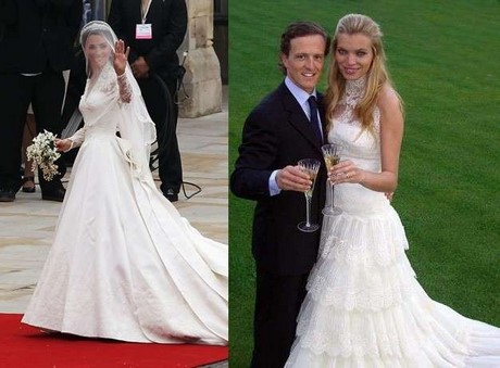 Снимки на сватбени рокли на Знаменитости