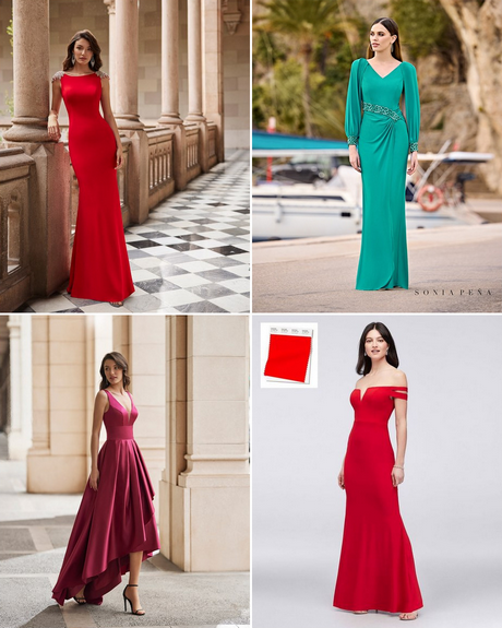 Червени абитуриентски рокли 2023