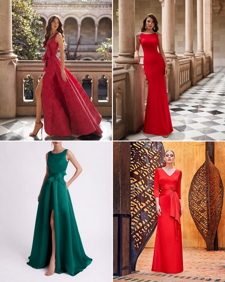 Дълги червени абитуриентски рокли 2023