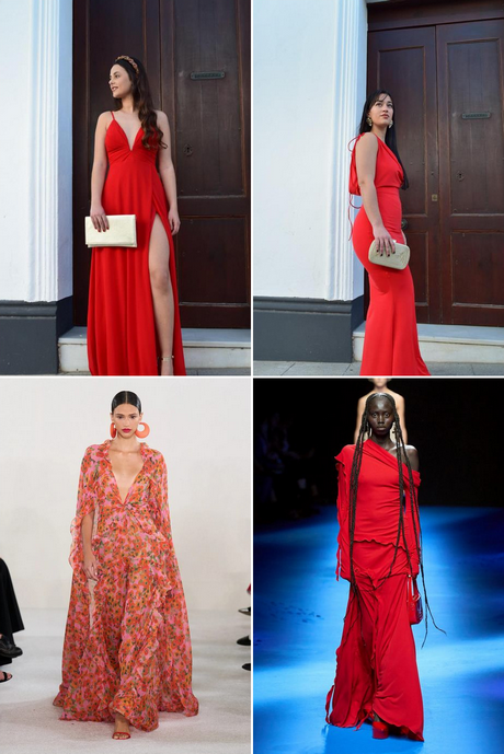 Модни червени рокли 2023