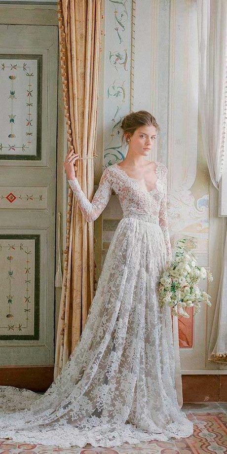 vestido-de-novia-vintage-encaje-98_7 Реколта дантела сватбена рокля