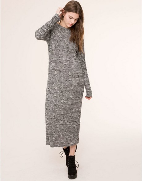 vestido-largo-punto-gris-61_11 Сива плетена дълга рокля